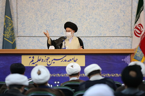 نشست نمایندگان استانی دفتر اجتماعی سیاسی حوزه با آیت الله حسینی بوشهری