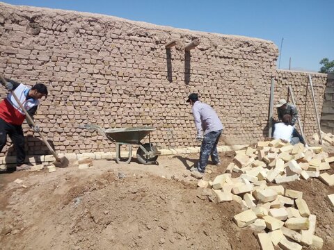 تصاویر/ ساخت منزل مسکونی محرومان توسط طلاب جهادی خراسان شمالی