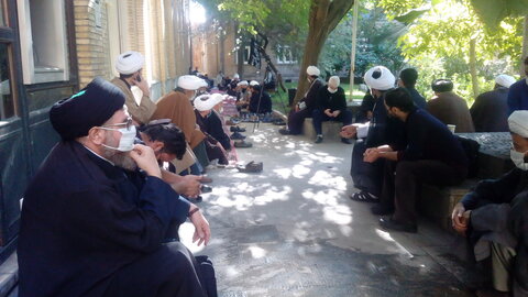 تصاویر / مراسم سوگواری شهادت امام سجاد (ع) در مدرسه علمیه طالبیه تبریز