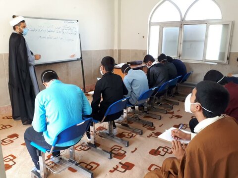 تصاویر/ طرح میثاق طلبگی در مدرسه علمیه امام باقر (ع) کامیاران