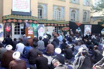 طلاب همدان علیه اقدام ننگین بحرین و امارات شعار دادند