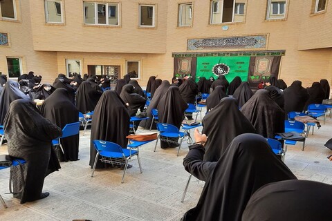 تصاویر/ مراسم هفته دفاع مقدس و ایام شهادت حضرت رقیه در مدرسه علمیه الزهرا سلام الله علیها ارومیه