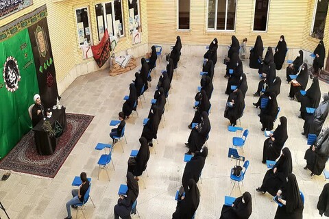 تصاویر/ مراسم هفته دفاع مقدس و ایام شهادت حضرت رقیه در مدرسه علمیه الزهرا سلام الله علیها ارومیه