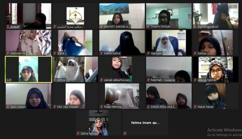 مکتب سدرۃ المنتہیٰ میں امام موسیٰ کاظم علیہ السلام کی ولادت کے موقع پر " اسٹوری ٹائم " پروگرام 