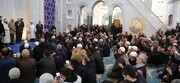 President Erdoğan addresses worshippers with speech at Turkey’s biggest mosque