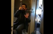 فیلم | روضه خوانی حاج مرتضی طاهری در هواپیمای تهران نجف صبح اربعین سال ۹۶