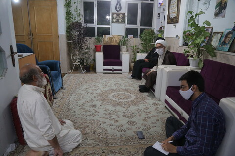 دیدار قائم مقام مدیرحوزه های علمیه با خانواده شهید بسیجی سید علی زمانی