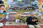 برگزاری آیین گرامیداشت هفته دفاع مقدس در مدرسه علمیه حافظین قرآن کرمانشاه
