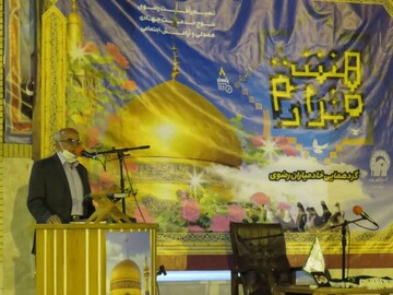 خادمیاران رضوی مهریز در برپایی روضه های خانگی به بانیان کمک می کنند