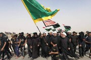 اربعین ملین مارچ کا آغاز، شدید گرمی میں بھی دیکھئے حسینیوں کے حوصلے+ ویڈیو