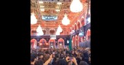 فیلم | حرم سیدالشهدا (ع) مملو از جمعیت در شب اربعین