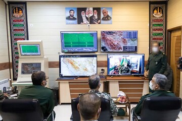 تصاویر/ الحاق سامانه راداری قدیر هوا فضای سپاه به شبکه پدافندی کشور