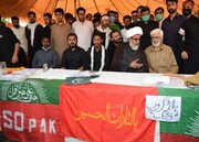 اسلام آباد، علامہ راجہ ناصر اور مرکزی صدر آئی ایس او کی تحریک بیداری کے کیمپ میں شرکت