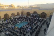 تصاویر/ مراسم عزاداری  اربعین حسینی و بزرگداشت مرحوم آیت الله ممدوحی در مسجد حاج شهباز خان کرمانشاه