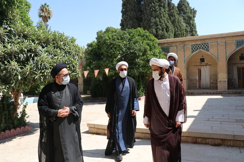 تصاویر| بازدید حجت الاسلام والمسلمین حسینی کوهساری از مدرسه علمیه منصوریه
