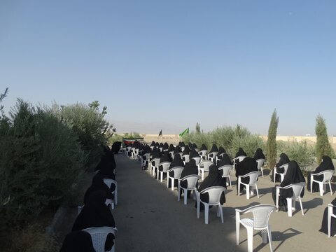 مراسم عزاداری اربعین حسینی در مدرسه علمیه حضرت زینب(س)‌ یزد