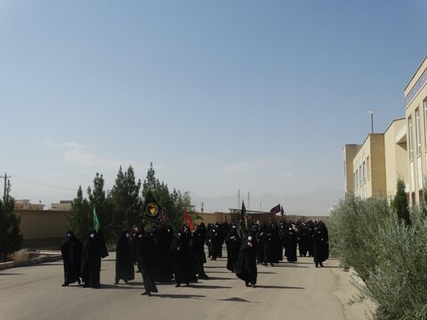مراسم عزاداری اربعین حسینی در مدرسه علمیه حضرت زینب(س)‌ یزد