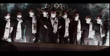 فیلم | اجرای سرود خیابانی نوجوانان در شب اربعین سلمان شهر (متل قو)