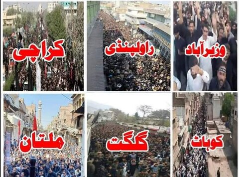 ویڈیو/ امسال پاکستان کے تاریخی اربعین جلوس کی جھلکیاں