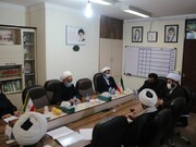 تصاویر/ بیست و سومین جلسه شورای نهادهای عالی حوزوی استان کردستان