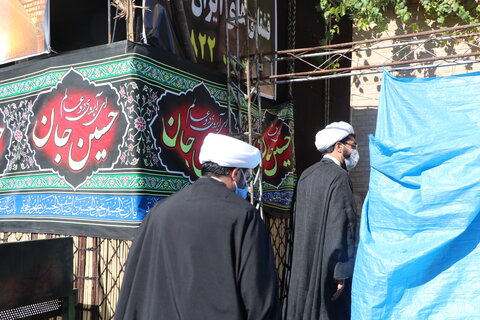 تصاویر| بازدید مدیر حوزه علمیه فارس از موکب قشقایی ها و قمربنی هاشم مسجد روح الله معالی آباد
