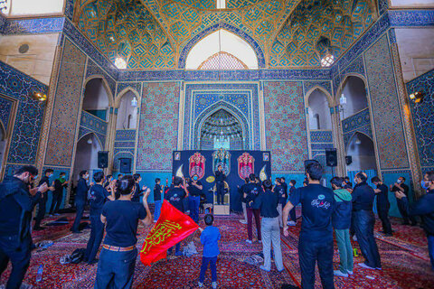 تصاویر/مراسم سوگواری رحلت پیامبر(ص) و امام حسن مجتبی(ع) در مسجد جامع یزد