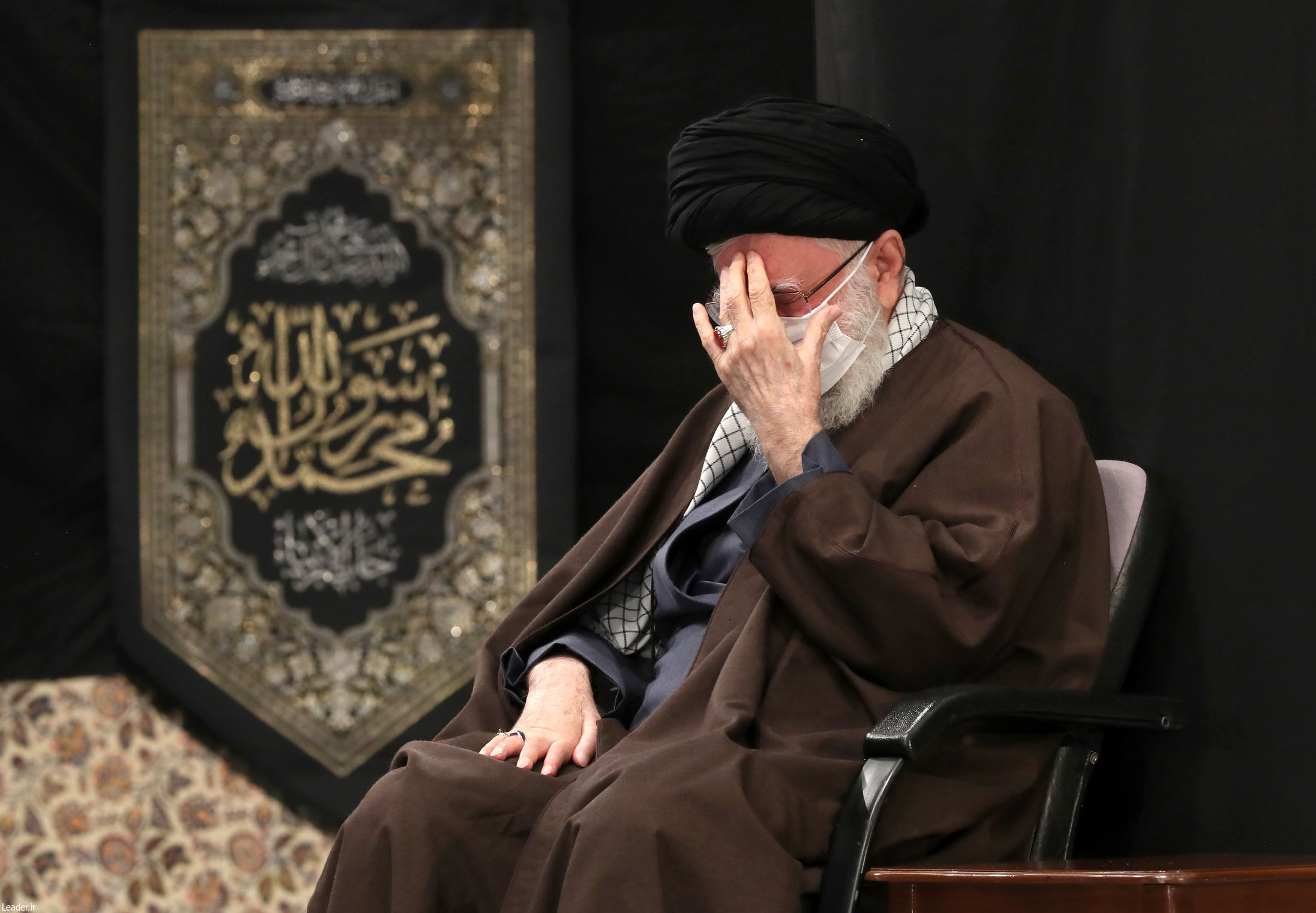بالصور/ مجلس عزاء ذكرى استشهاد الإمام الرّضا (ع) بحضور الإمام الخامنئي