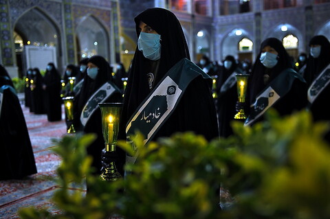 آئین خطبه خوانی در شب شهادت امام رضا (ع)