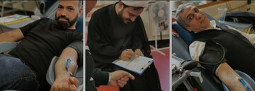 اعضای مسجدی در نیوکاسل خون اهدا کردند