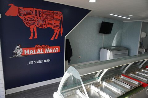  افتتاح قصابی « گوشت حلال» در بلکبرن