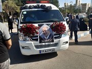مراسم وداع و خاکسپاری شهید مدافع سلامت در کاشان برگزار شد
