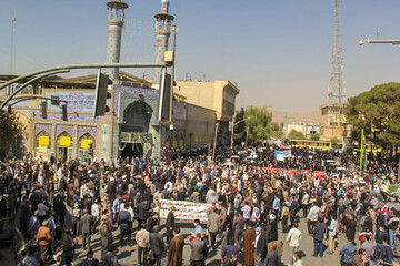 تصاویر/ خروش مردم انقلابی نجف آباد علیه هنجارشکنی