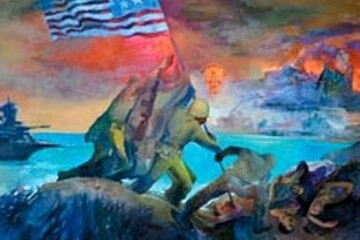 نمایش «جنایت آمریکا علیه بشریت» در رواق هنر