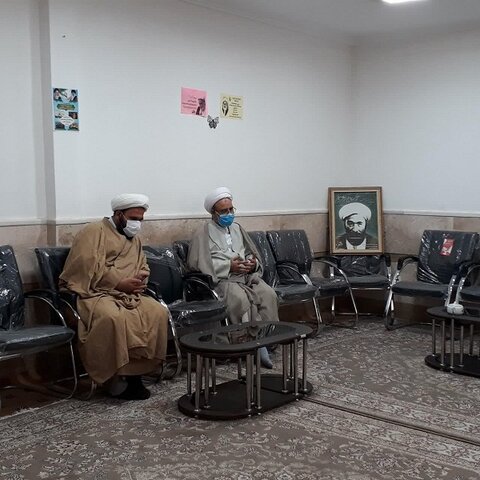 بازدید مدیر حوزه علمیه خواهران استان یزد از مدرسه علمیه الزهرا بافق