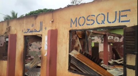 در حمله اوباش دو مسجد در انوگو، نیجریه تخریب شدند