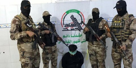 حشد الشعبی یکی از سرکرده های داعش را در نجف اشرف بازداشت کرد