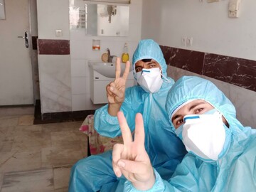 حضور پرشور طلاب مدرسه علمیه امیرالمؤمنین(ع) اهواز در عرصه انجام فعالیت‌های جهادی و علمی