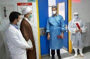 خداقوت امام جمعه بوئین زهرا به پزشکان و کادر درمان+ عکس