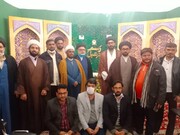 تصاویر/ حرم امام رضا (ع) میں منعقدہ ایک بین الاقوامی محفل مقاصدہ بہ عنوان رسم دعبل