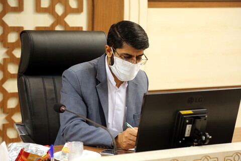 تصاویر/ ویدیو کنفرانس مسئولین ستاد بحران استانها ونمایندگان دفتر اجتماعی سیاسی حوزه