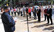 افتتاحیه آیین همدلی بین مسلمانان، مسیحیان و یهودیان در سان‌خوان آرژانتین