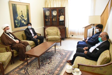 ایم ڈبلیو ایم وفد کی شامی وزیر خارجہ کے انتقال پر سیرین ایمبیسی آمد، سفارتی حکام سے اظہار تعزیت