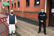 کمک مالی مسجد لسترشایر به پلیس در حال خدمت