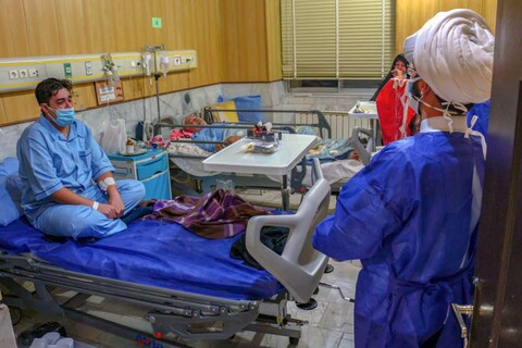 تصاویر/ وقتی بیمارستان های یزد حال و هوای کربلا گرفت
