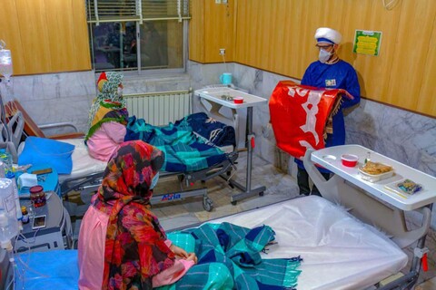 تصاویر/ وقتی بیمارستان های یزد حال و هوای کربلا گرفت