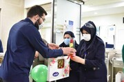 جهادگران سلامت از کادر درمان بیمارستان امیراعلم قدردانی کردند + عکس