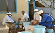 فیلم | فعالیت جهادی طلاب مدرسه فقهی علی بن موسی الرضا(ع) قم برای بیماران کرونایی
