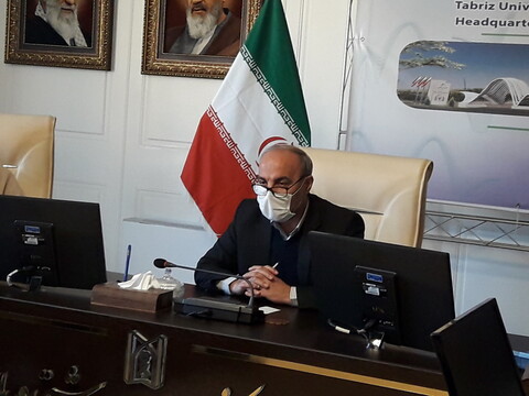 دیدار مسئول کمیته مشاوره ستاد مقابله با بحران و حوادث غیرمترقبه حوزه‌های علمیه با رئیس دانشگاه علوم پزشکی تبریز