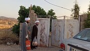 تصاویر/ کمک مومنانه طلاب و روحانیون جهادی حوزه علمیه جوادالائمه(ع) شهرستان آبدانان