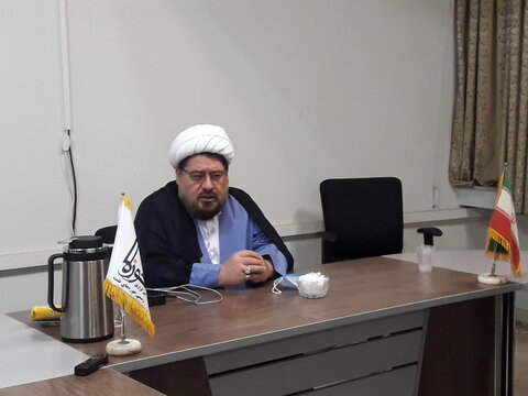 تصاویر / جلسه دکتر مهکام با کارگروه ویژه اقدامات گروه های جهادی حوزویان استان آذربایجان شرقی